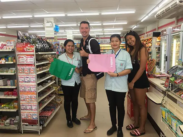 7 11 Koh Tao Say No To Plastic Bag