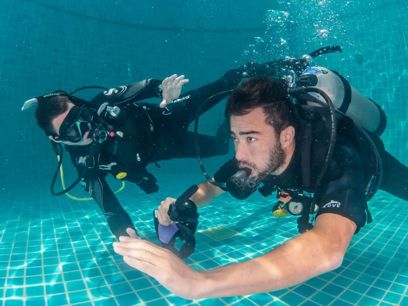 PADI Confined Water Skill Practice