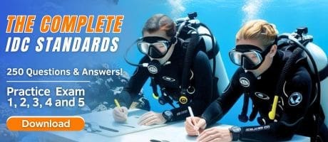 COMPLETE PADI IDC PRACTICE STANDARDS EXAMS 1-5