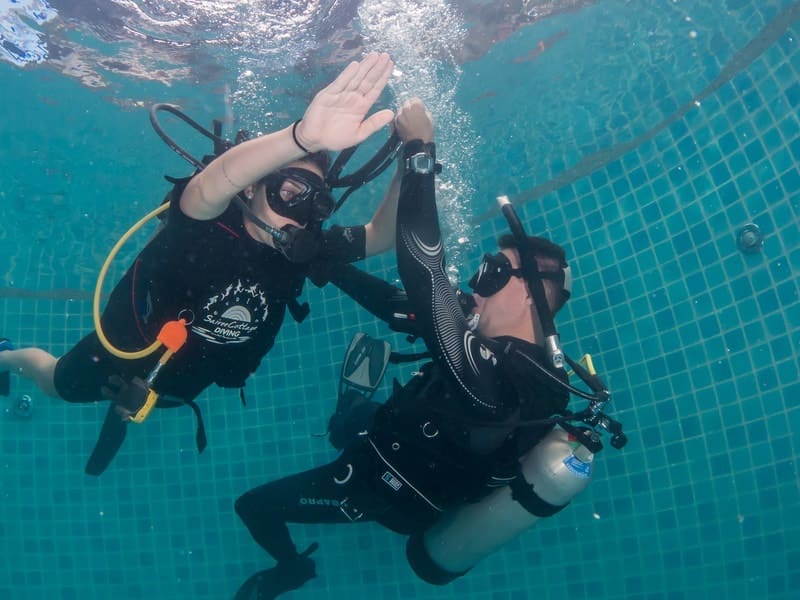 Cramp Release Underwater