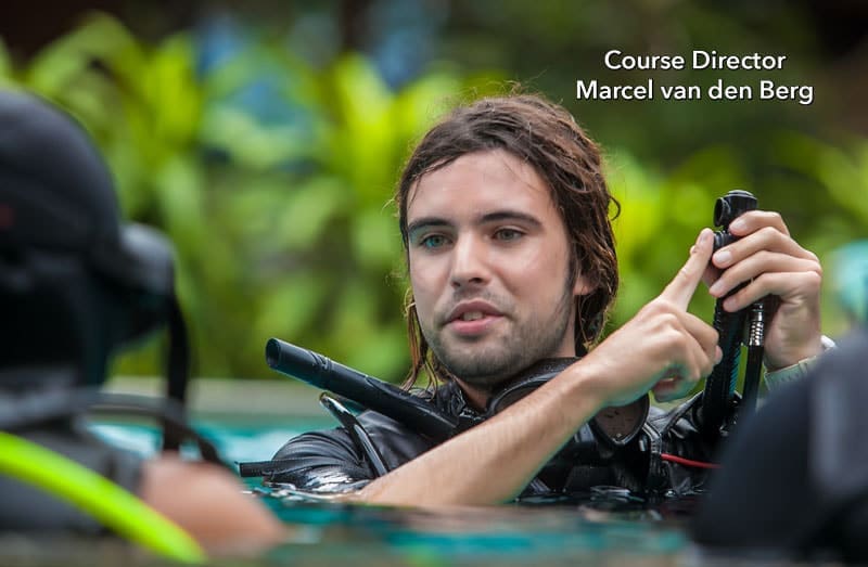 Relax during open water skills