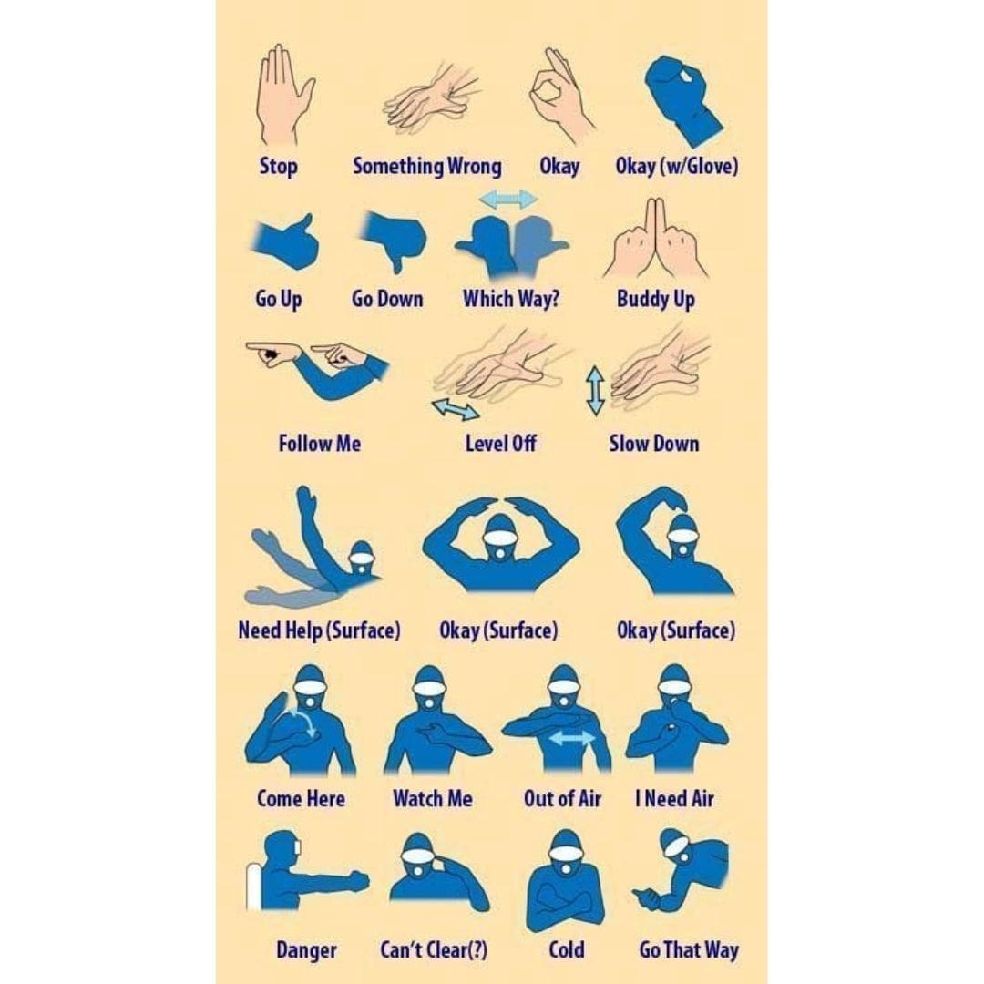 scuba signals