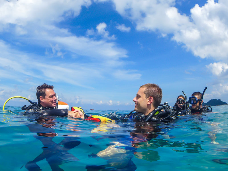 Diving Instructor Course combined with the PADI MSDT